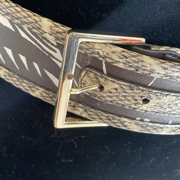 Tory Burch belt brown snake - Picture 2 of 8
